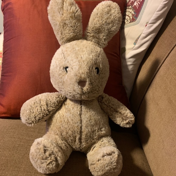 Spark Create Imagine Brown Bunny Rabbit Chime Rattle Crinkle Stuffed Plush 13" - Picture 2 of 6